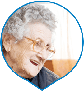 Elderly Woman in Home Care